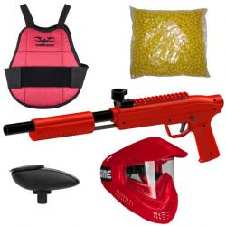 Valken Kids Gotcha Gun incluant masque Field #ONE, plastron, chargeur 120 & 500 billes de peinture -