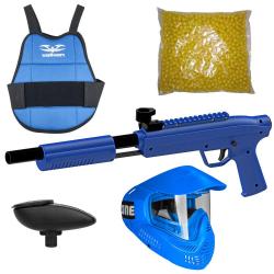 Valken Kids Gotcha Gun incluant masque Field #ONE, plastron, chargeur 120 & 500 billes de peinture -