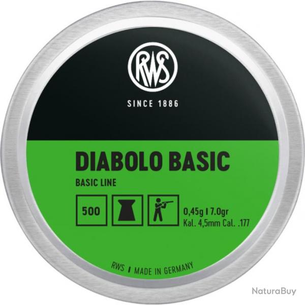 500 RWS DIABOLO Basic 4,5mm 0,45g