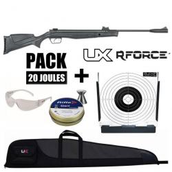 PACK CARABINE AIR COMPRIME UX R-FORCE TARGET GAS PISTON CAL 4.5MM 19,9 J Standard