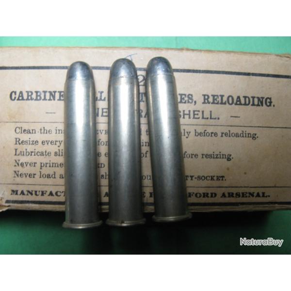 Une cartouche de 45/70 Spcial Carabine US Frankford Arsenal F/12/89 tuis laiton Etam