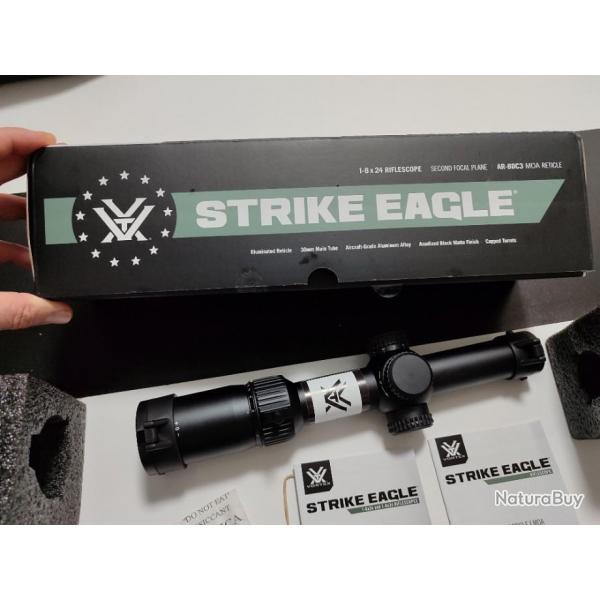 lunette de tir Vortex Strike Eagle 1-8x24  AR-BDC3