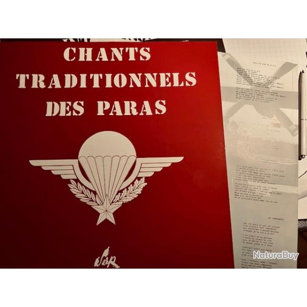 Chants Paras - 33T 30cm et cole militaire (St CYR)