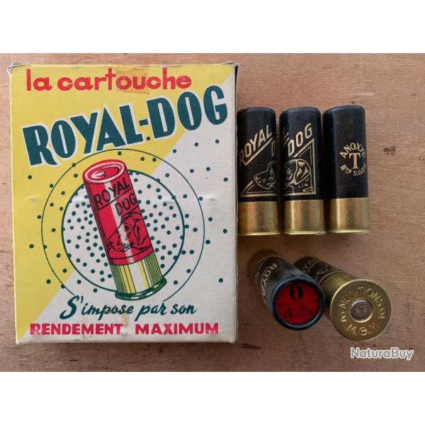 Bote de cartouches royal dog cal 12.