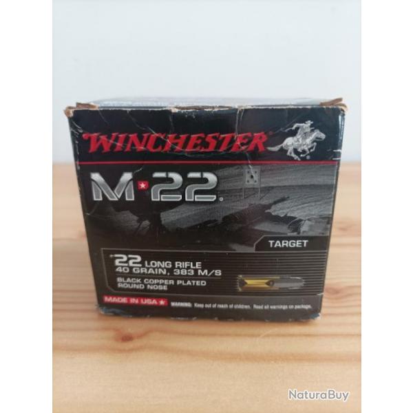 400 munitions Winchester M22 40 Grs 22LR