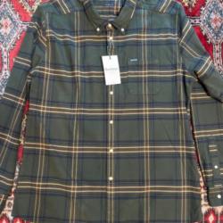 BARBOUR chemise Portdown tartan kaki