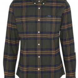 BARBOUR chemise Portdown tartan kaki