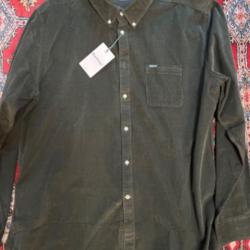 BARBOUR chemise RAMSEY en velours forest