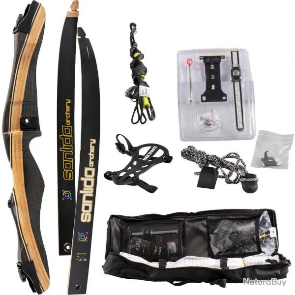 Pack d'arc Sanlida Beginner Recurve 54 pouces 16 lbs