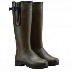 Bottes Vierzonord Le Chameau Doublées Néoprène Vert Chameau