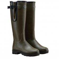 Bottes Vierzonord Le Chameau Doublées Néoprène Vert Chameau