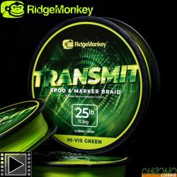 Tresse RidgeMonkey Transmit Spod & Marker 0.28mm 300m