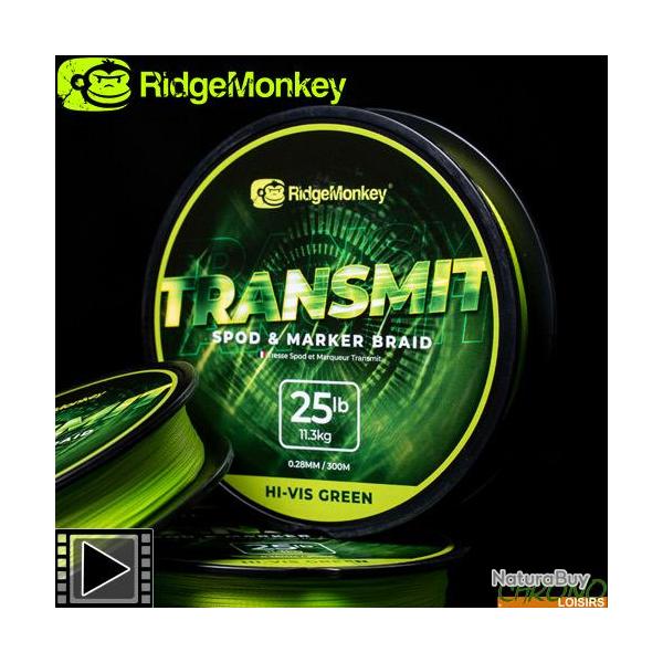 Tresse RidgeMonkey Transmit Spod & Marker 0.28mm 300m