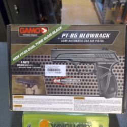 Gamo PT-85 BLOWBACK semi automatique CO2 air pistol 4.5 dual tone olive black