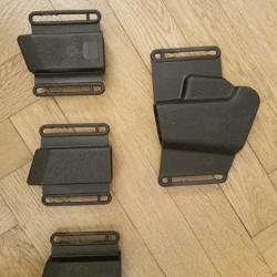 Ensemble holster + 3 porte chargeurs Glock combat - ambidextre.