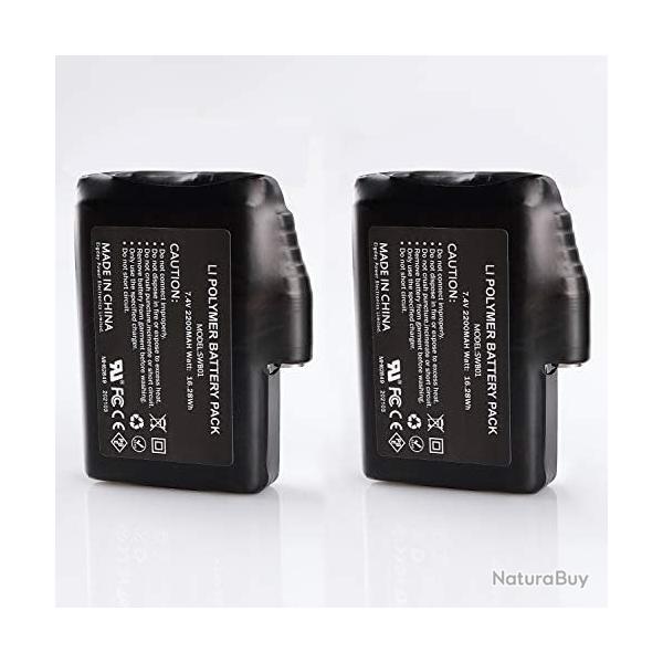 Batteries Rechargeables au Lithium polymre 7.4V 2200MAH pour vtements chauffant