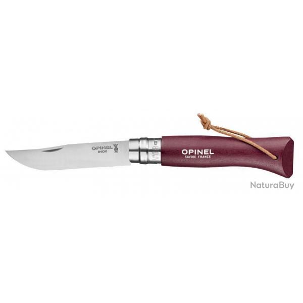 Opinel N08 Baroudeur Grenat