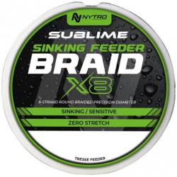 NYTRO SUBLIME X8 SINKING FEEDER BRAID 150M NYTRO 0,08mm 150 m