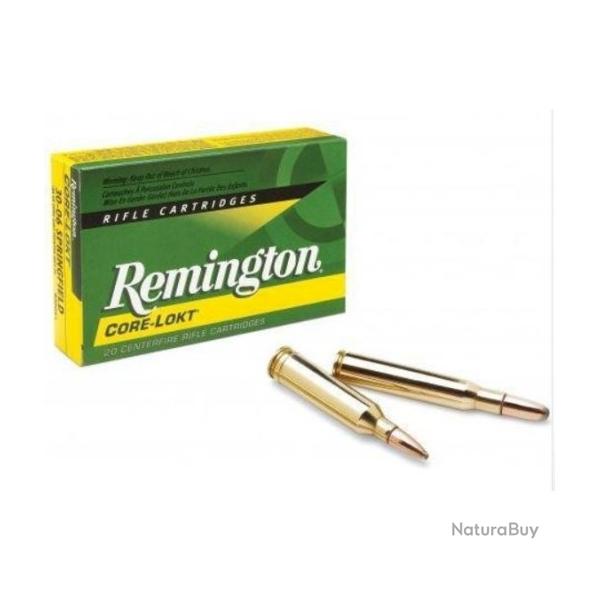 Munitions Remington Cal. 270win CORE LOKT PSP 130gr par 20