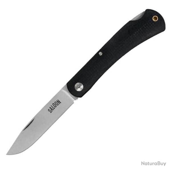 MAS.166.MN Couteau pliant Maserin Saloon micarta noir