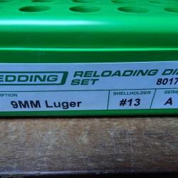 Jeu d'outils Redding 9mm Luger