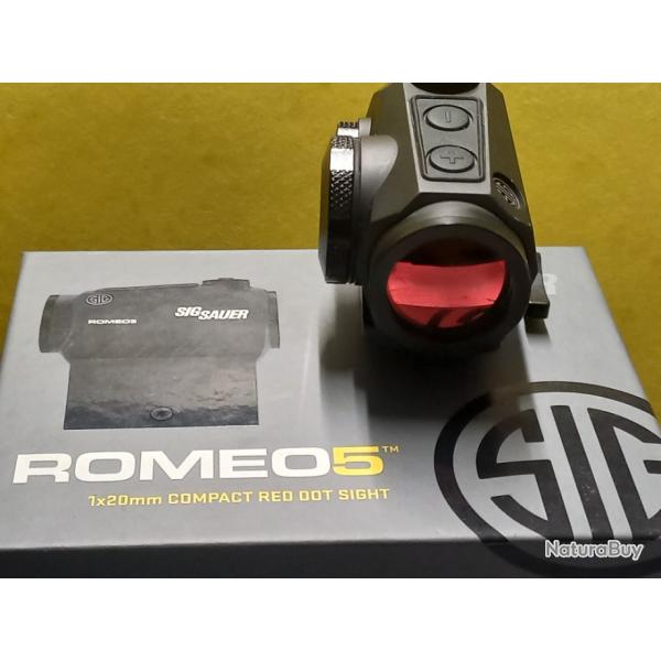 Vis Point Rouge SIG SAUER ROMEO 5