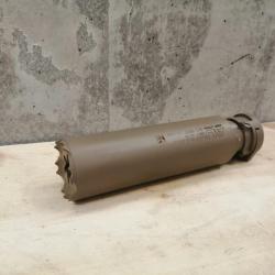 Silencieux Ase Utra Dual 556-BL -  223 / 222 - Montage Borelock - Cerakote FDE