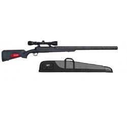 Pack carabine SAVAGE axis cal.222 custom silence + lunette 3-9x40 weaver + fourreau