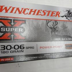 Balles Winchester power point cal.30-06 180gr