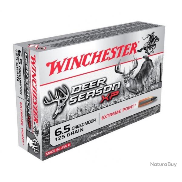 20 Munitions Winchester 6.5 Creedmoor 125 gr Extreme Point