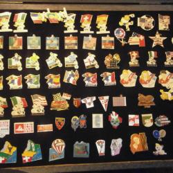 Collection Pins Football coupes europe et monde