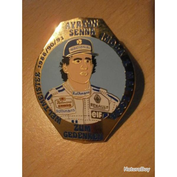 Pin's Ayrton Senna memorial rare