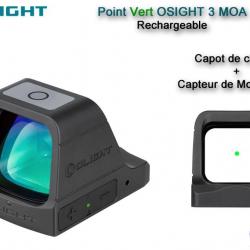 Point Vert Olight OSIGHT 3 MOA Rechargeable - Avec embase