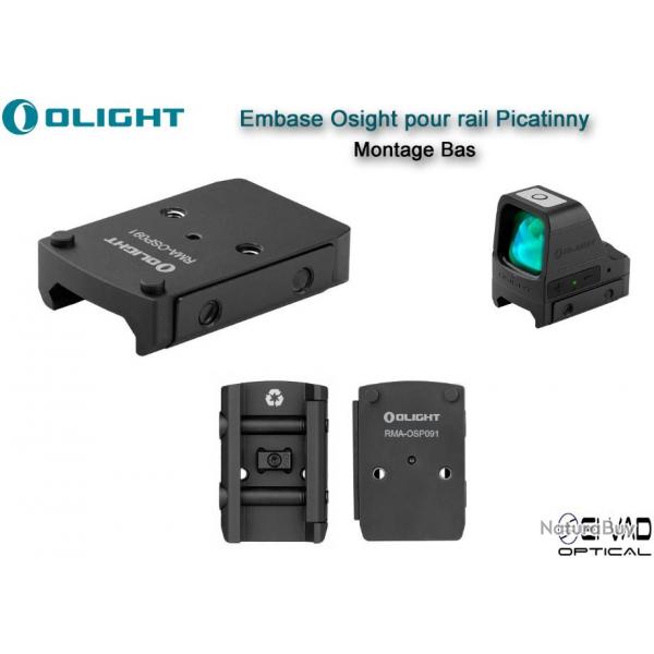 Point Vert Olight OSIGHT 3 MOA Rechargeable - Avec embase