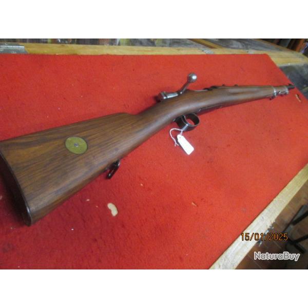 Carabine MAUSER 96/38 Cal 6.5x55 Catgorie D vente libre.