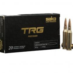 CARTOUCHES SAKO TRG HPBT Cal. 6,5mm CREEDMOOR 136gr x20