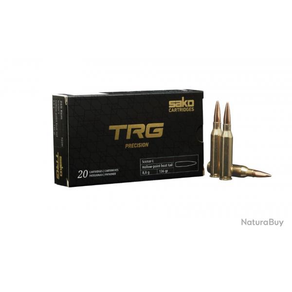 CARTOUCHES SAKO TRG HPBT Cal. 6,5mm CREEDMOOR 136gr x20