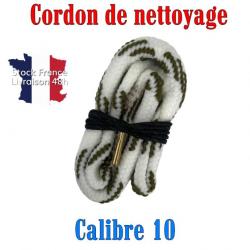 Cordon de nettoyage Boresnake calibre 10 - Envoi rapide depuis la France