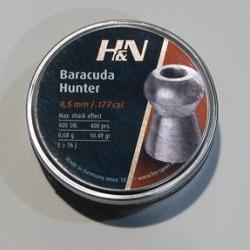 BOITE 400 PLOMBS CAL 4.5MM HN BARACUDA HUNTER 0.68 GRAMME