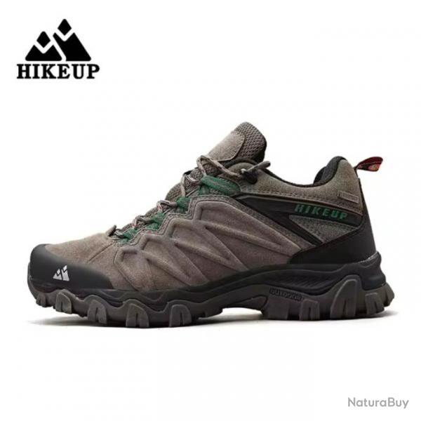 Chaussures de Randonne Homme Cuir | Baskets Outdoor Trekking, Escalade, Plein Air, Chasse | PROMO