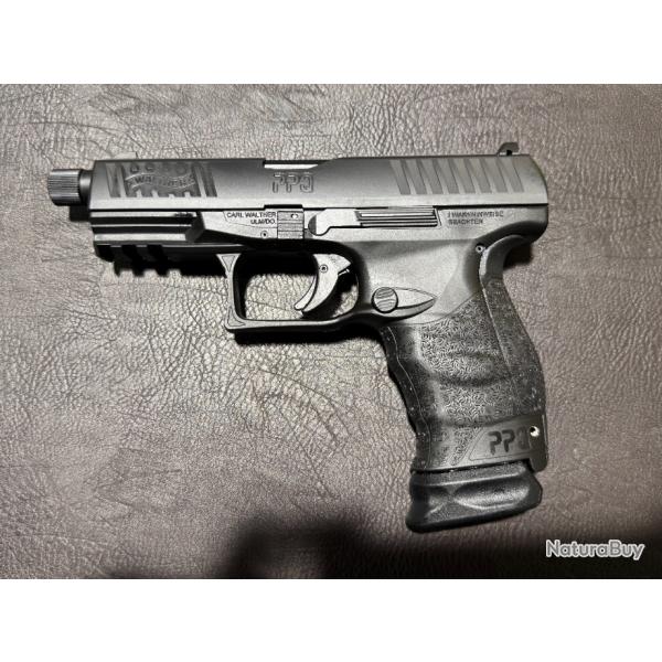 PISTOLET WALTHER PPQ M2 NAVY NOIR CAL. 9MM PARA