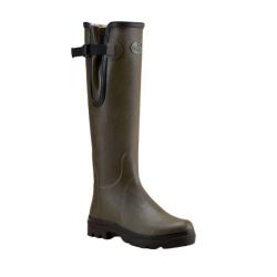 Bottes Vierzon Femme Le Chameau Doublées Jersey Vert Chameau