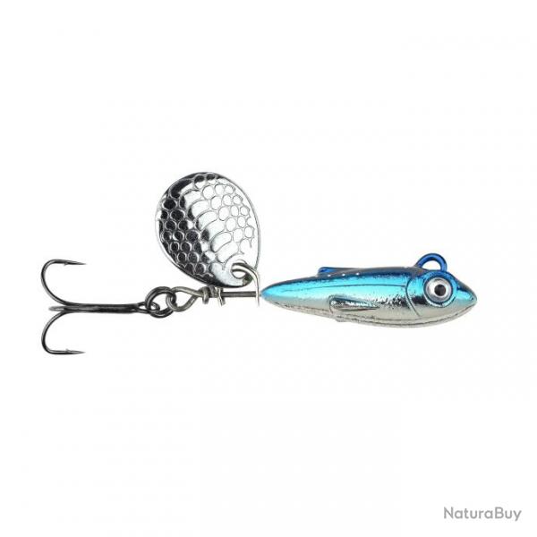 Leurre Spro Larva Micro Tailspin 6g 3,5cm Chrome Blue 6g