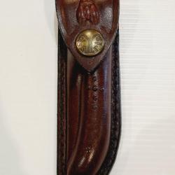 Etui Fourreau pour couteaux 11cm marron