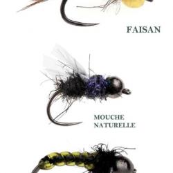 Pack 3 nymphes delacoste eaux moyennes taille 1