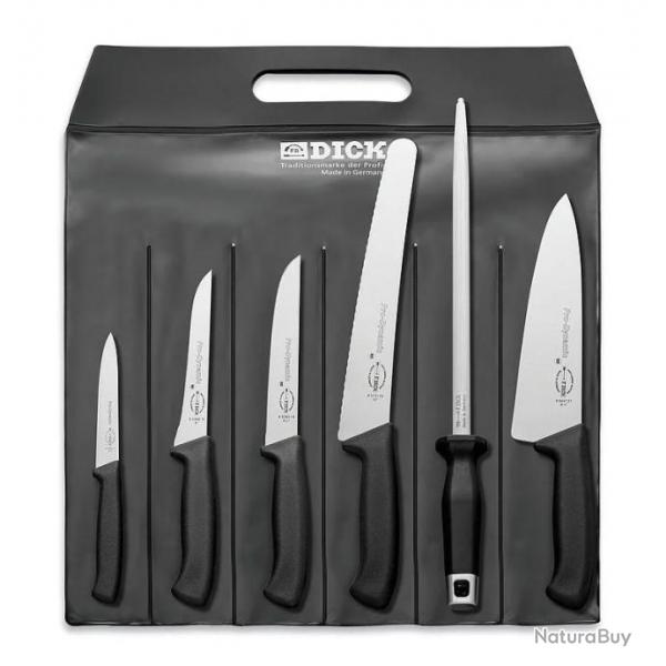 Dick Prodynamique Noir 8.5100.00 Coffret de couteaux de chef