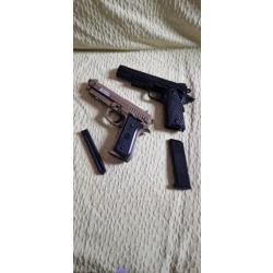 Airsoft 2 pistolets pour pièces