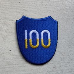 INSIGNE TISSU DE LA 100 EME DIVISION D INFANTERIE U.S.