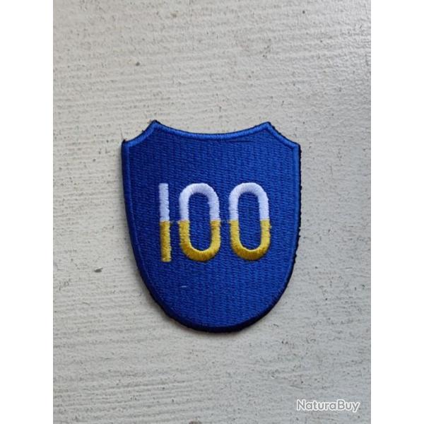 INSIGNE TISSU DE LA 100 EME DIVISION D INFANTERIE U.S.