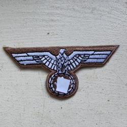 INSIGNE DE POITRINE EN TISSU DE L AIGLE TYPE WH, MODÈLE AFRIKA CORPS